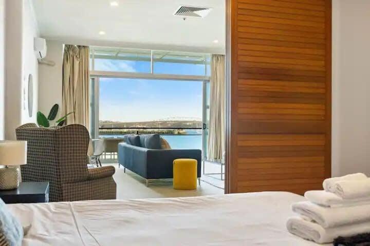 Relaxing Sea Wharf View Apartment オークランド エクステリア 写真